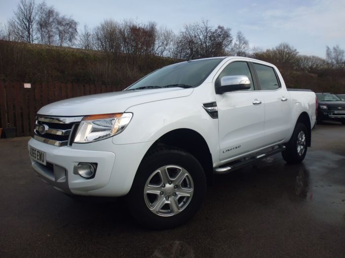 Ford Ranger Pick Up Double Cab Limited 2.2 TDCi 150 4WD Four Wheel Drive Diesel White
