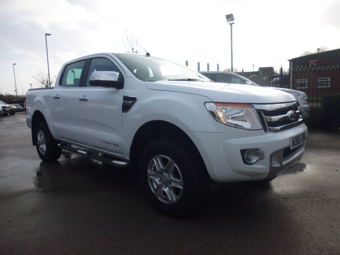 Ford Ranger Pick Up Double Cab Limited 2.2 TDCi 150 4WD Four Wheel Drive Diesel White