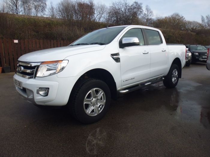 Ford Ranger Pick Up Double Cab Limited 2.2 TDCi 150 4WD Four Wheel Drive Diesel White