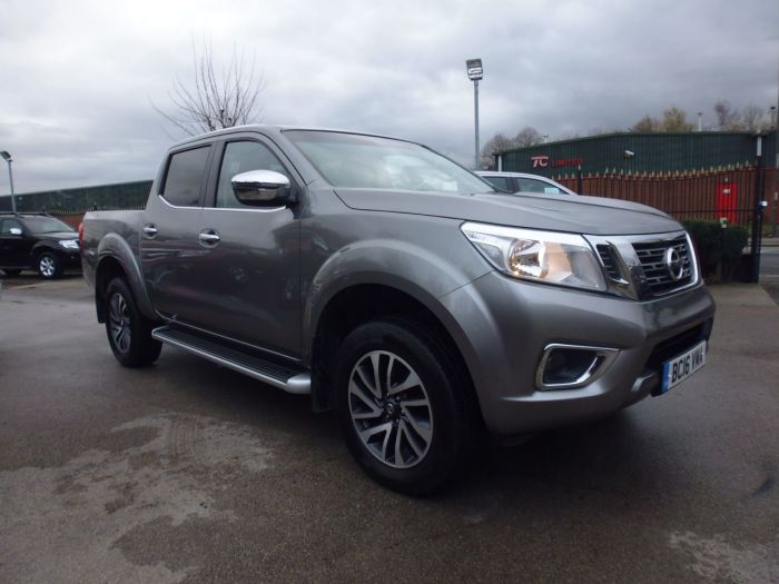 Nissan Navara Double Cab Pick Up N-Connecta 2.3dCi 190 4WD Four Wheel Drive Diesel Grey