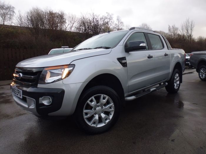 Ford Ranger Pick Up Double Cab Wildtrak 3.2 TDCi 4WD Auto Four Wheel Drive Diesel Silver