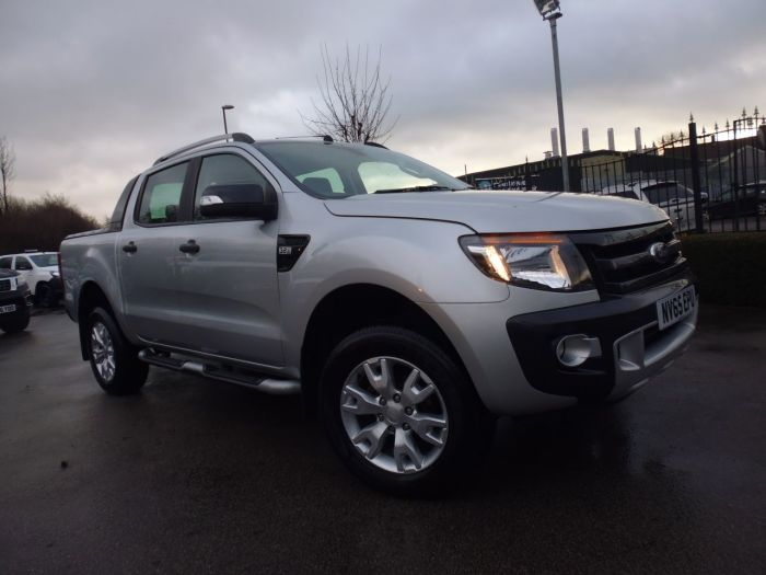 Ford Ranger Pick Up Double Cab Wildtrak 3.2 TDCi 4WD Auto Four Wheel Drive Diesel Silver