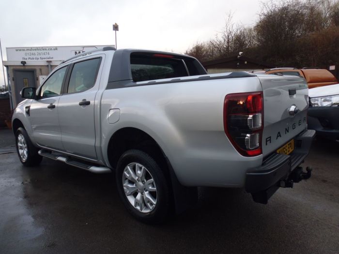 Ford Ranger Pick Up Double Cab Wildtrak 3.2 TDCi 4WD Auto Four Wheel Drive Diesel Silver