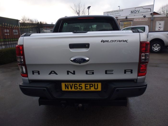 Ford Ranger Pick Up Double Cab Wildtrak 3.2 TDCi 4WD Auto Four Wheel Drive Diesel Silver