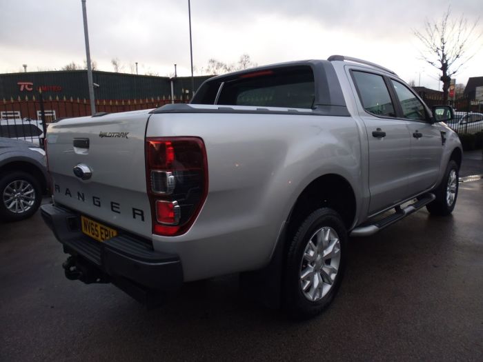 Ford Ranger Pick Up Double Cab Wildtrak 3.2 TDCi 4WD Auto Four Wheel Drive Diesel Silver