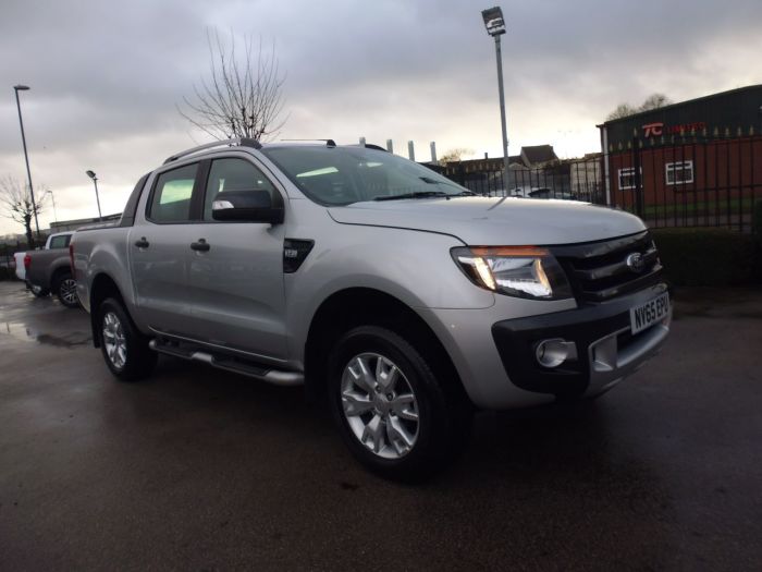 Ford Ranger Pick Up Double Cab Wildtrak 3.2 TDCi 4WD Auto Four Wheel Drive Diesel Silver