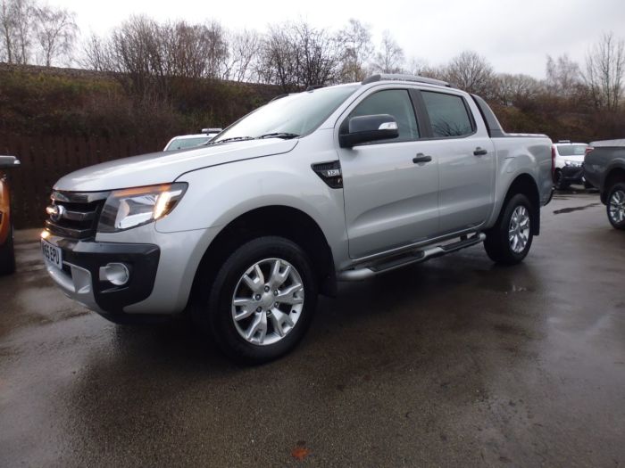 Ford Ranger Pick Up Double Cab Wildtrak 3.2 TDCi 4WD Auto Four Wheel Drive Diesel Silver