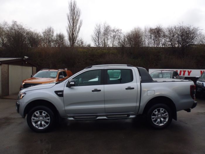 Ford Ranger Pick Up Double Cab Wildtrak 3.2 TDCi 4WD Auto Four Wheel Drive Diesel Silver