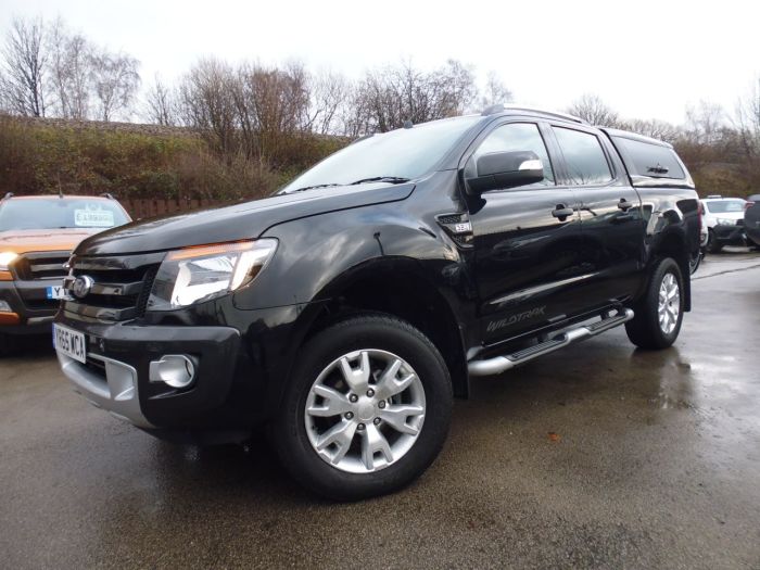 Ford Ranger Pick Up Double Cab Wildtrak 3.2 TDCi 4WD Auto Four Wheel Drive Diesel Black