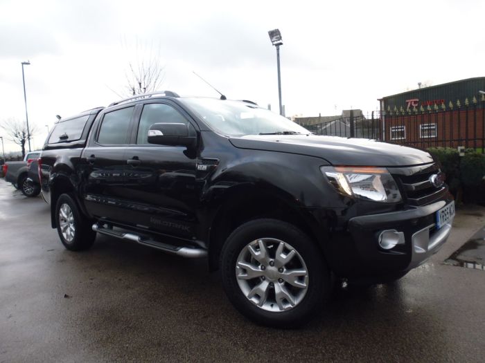 Ford Ranger Pick Up Double Cab Wildtrak 3.2 TDCi 4WD Auto Four Wheel Drive Diesel Black