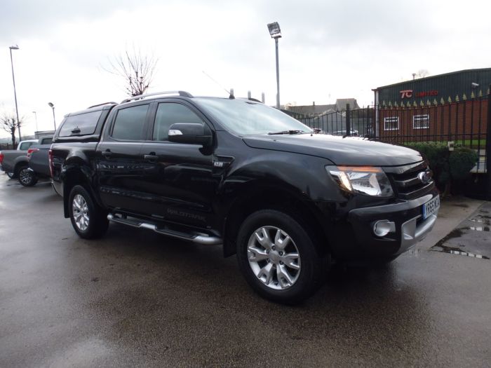 Ford Ranger Pick Up Double Cab Wildtrak 3.2 TDCi 4WD Auto Four Wheel Drive Diesel Black