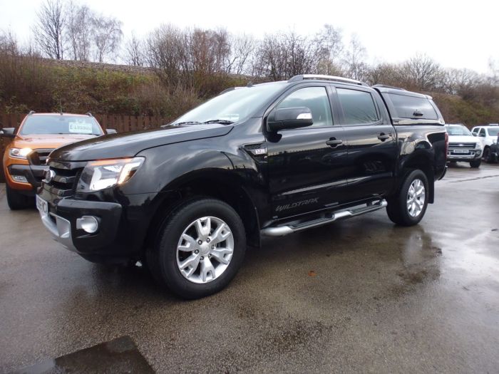 Ford Ranger Pick Up Double Cab Wildtrak 3.2 TDCi 4WD Auto Four Wheel Drive Diesel Black