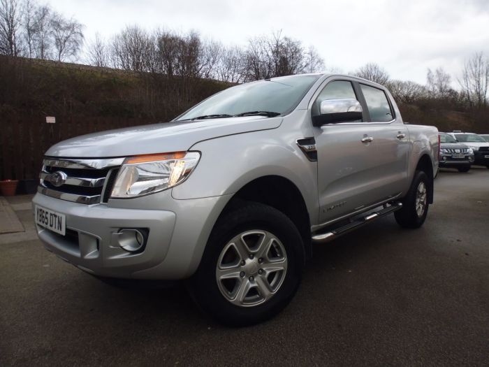 Ford Ranger Pick Up Double Cab Limited 2.2 TDCi 150 4WD Auto Four Wheel Drive Diesel Silver