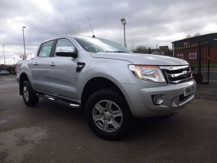 Ford Ranger Pick Up Double Cab Limited 2.2 TDCi 150 4WD Auto Four Wheel Drive Diesel Silver