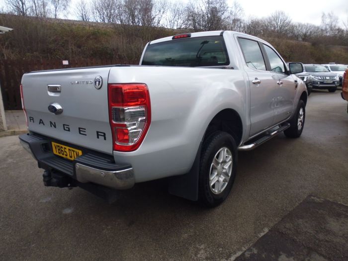 Ford Ranger Pick Up Double Cab Limited 2.2 TDCi 150 4WD Auto Four Wheel Drive Diesel Silver