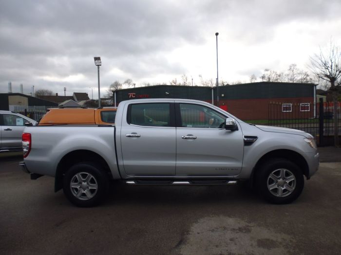 Ford Ranger Pick Up Double Cab Limited 2.2 TDCi 150 4WD Auto Four Wheel Drive Diesel Silver