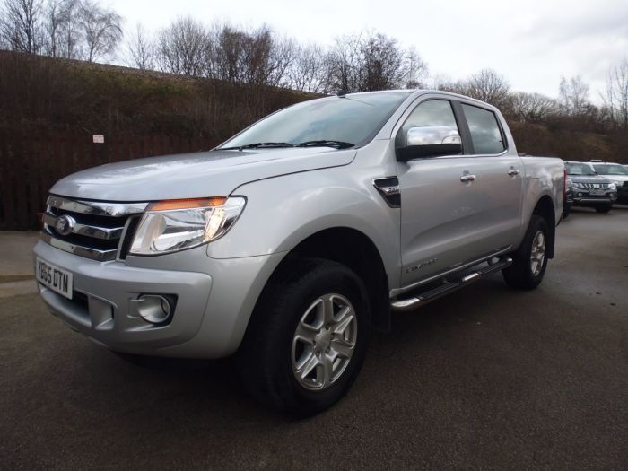 Ford Ranger Pick Up Double Cab Limited 2.2 TDCi 150 4WD Auto Four Wheel Drive Diesel Silver