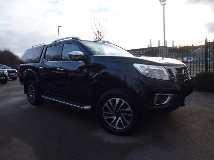 Nissan Navara Double Cab Pick Up Tekna 2.3dCi 190 4WD Four Wheel Drive Diesel Black