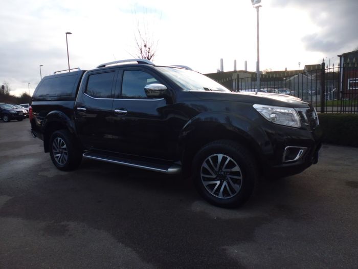 Nissan Navara Double Cab Pick Up Tekna 2.3dCi 190 4WD Four Wheel Drive Diesel Black