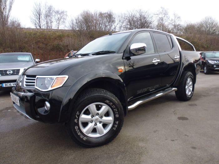 Mitsubishi L200 2.5 Double Cab DI-D Animal 4WD Auto 158Bhp Four Wheel Drive Diesel Black