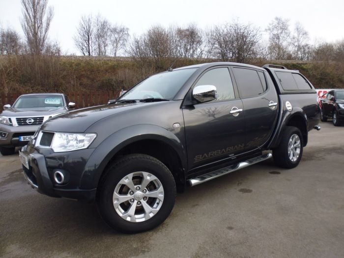 Mitsubishi L200 2.5 Double Cab DI-D Barbarian 4WD 176Bhp Four Wheel Drive Diesel Grey