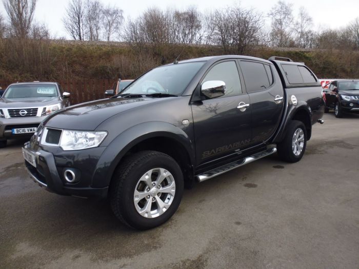 Mitsubishi L200 2.5 Double Cab DI-D Barbarian 4WD 176Bhp Four Wheel Drive Diesel Grey
