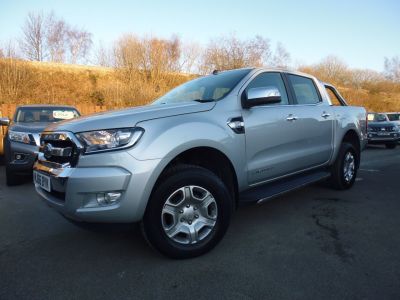 Ford Ranger Pick Up Double Cab Limited 2 2.2 TDCi Four Wheel Drive Diesel SilverFord Ranger Pick Up Double Cab Limited 2 2.2 TDCi Four Wheel Drive Diesel Silver at Mark Duesbury Cars Chesterfield