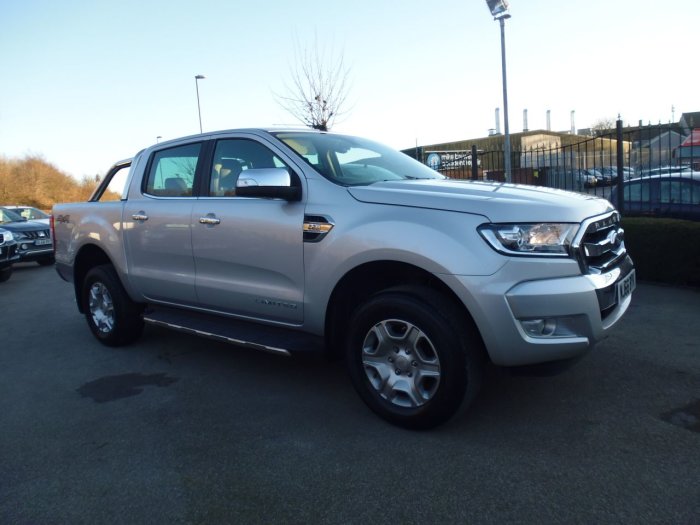 Ford Ranger Pick Up Double Cab Limited 2 2.2 TDCi Four Wheel Drive Diesel Silver