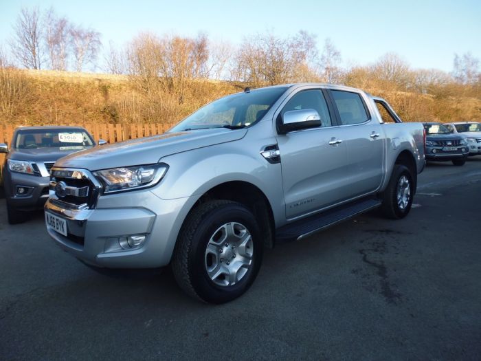 Ford Ranger Pick Up Double Cab Limited 2 2.2 TDCi Four Wheel Drive Diesel Silver