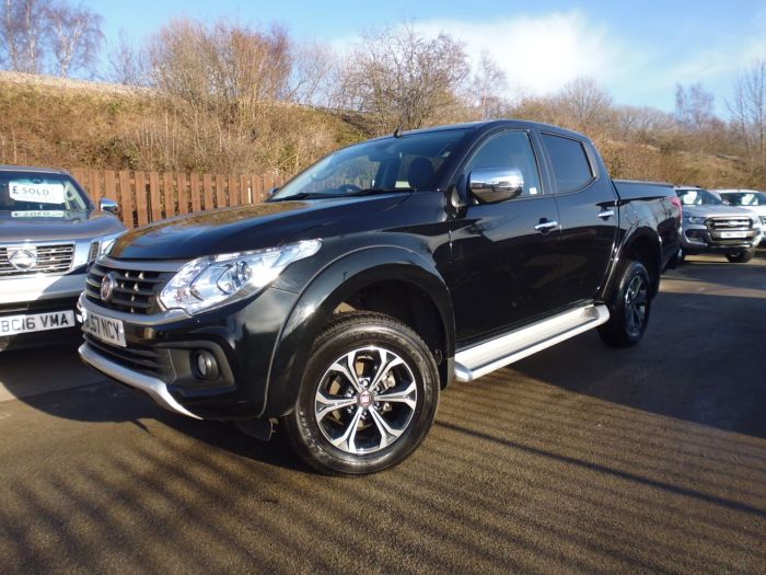 Fiat Fullback 2.4 180hp LX Double Cab Pick Up Four Wheel Drive Diesel Black