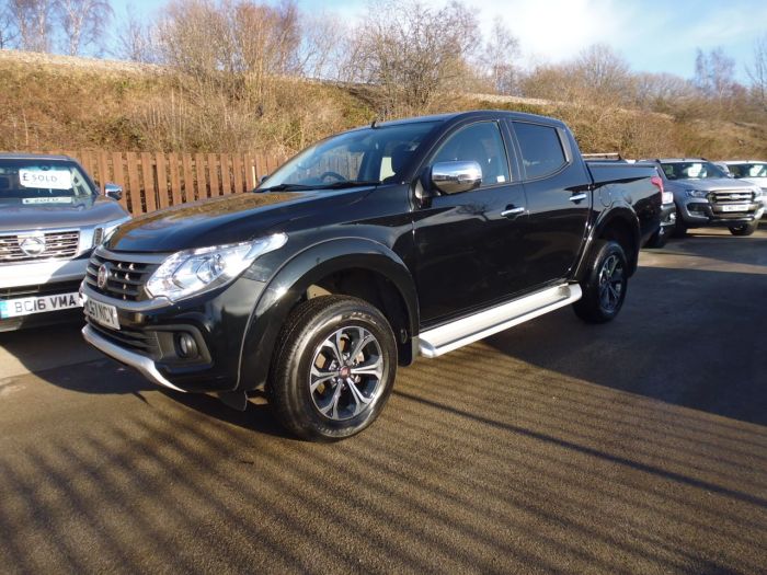 Fiat Fullback 2.4 180hp LX Double Cab Pick Up Four Wheel Drive Diesel Black