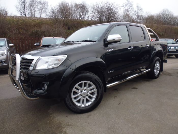 Toyota Hilux Invincible D/Cab Pick Up 3.0 D-4D 4WD 171 Four Wheel Drive Diesel Black