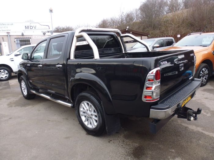 Toyota Hilux Invincible D/Cab Pick Up 3.0 D-4D 4WD 171 Four Wheel Drive Diesel Black
