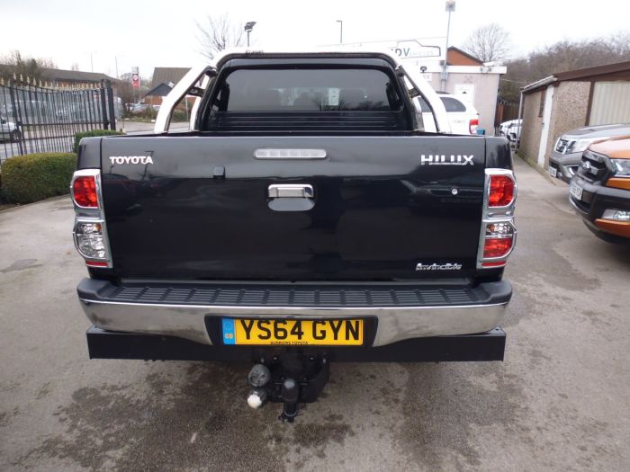 Toyota Hilux Invincible D/Cab Pick Up 3.0 D-4D 4WD 171 Four Wheel Drive Diesel Black