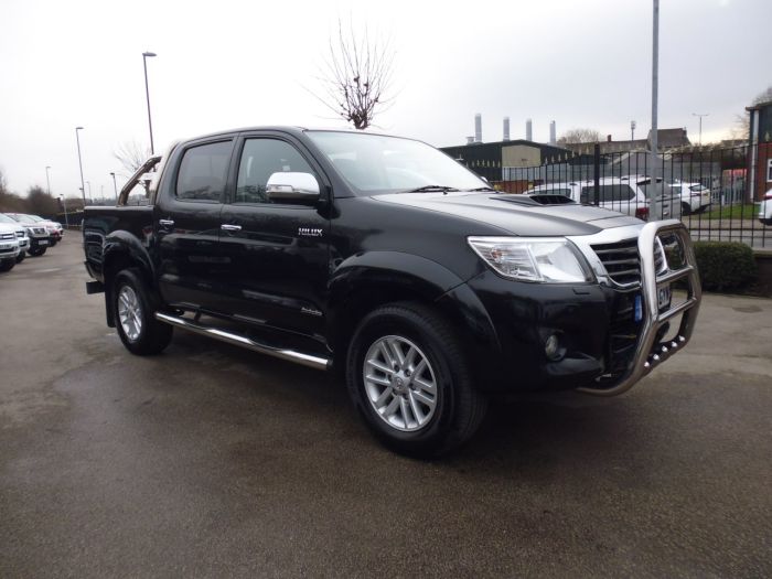 Toyota Hilux Invincible D/Cab Pick Up 3.0 D-4D 4WD 171 Four Wheel Drive Diesel Black