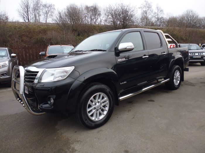 Toyota Hilux Invincible D/Cab Pick Up 3.0 D-4D 4WD 171 Four Wheel Drive Diesel Black