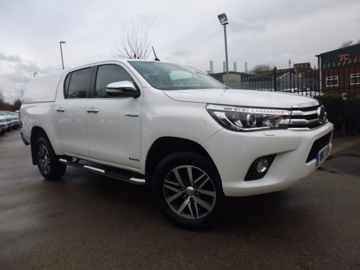 Toyota Hilux Invincible D/Cab Pick Up 2.4 D-4D Auto Four Wheel Drive Diesel White