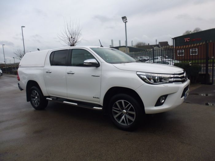 Toyota Hilux Invincible D/Cab Pick Up 2.4 D-4D Auto Four Wheel Drive Diesel White