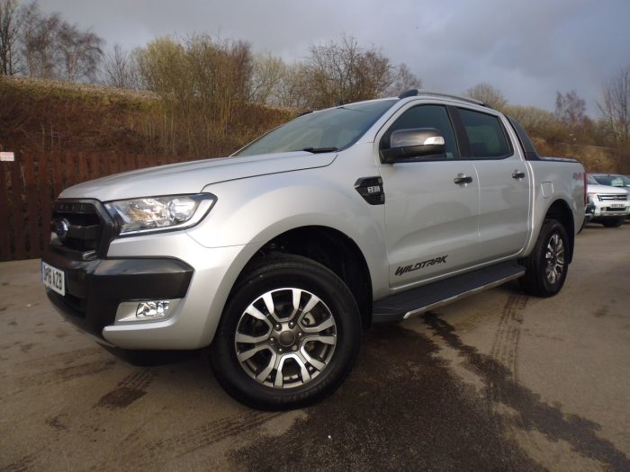 Ford Ranger Pick Up Double Cab Wildtrak 3.2 TDCi 200 Four Wheel Drive Diesel Silver