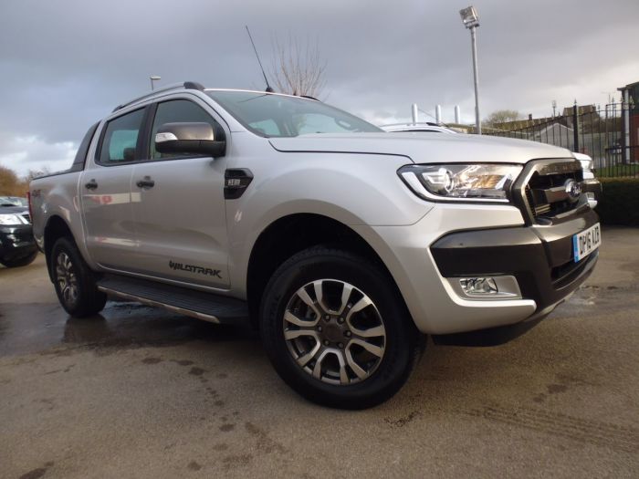 Ford Ranger Pick Up Double Cab Wildtrak 3.2 TDCi 200 Four Wheel Drive Diesel Silver