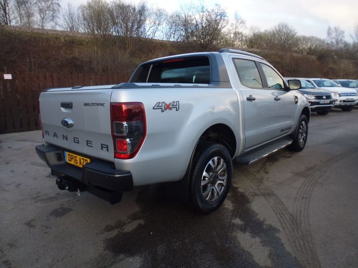 Ford Ranger Pick Up Double Cab Wildtrak 3.2 TDCi 200 Four Wheel Drive Diesel Silver