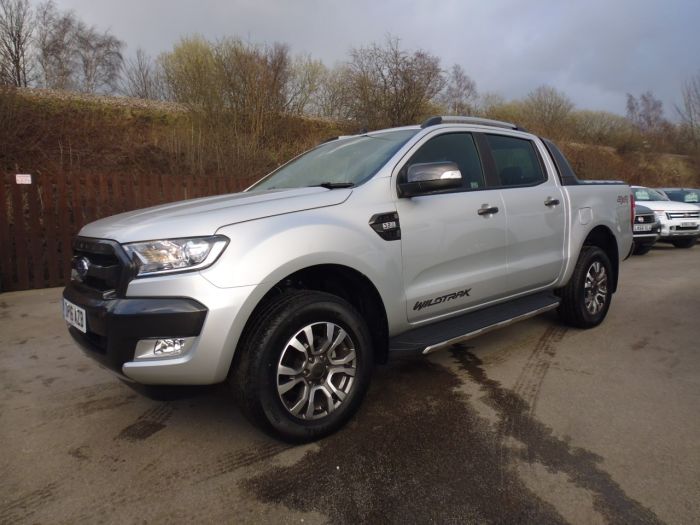 Ford Ranger Pick Up Double Cab Wildtrak 3.2 TDCi 200 Four Wheel Drive Diesel Silver