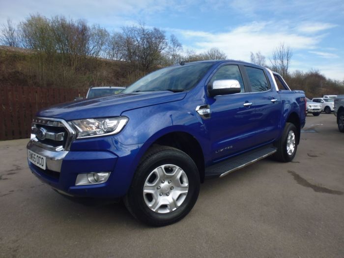 Ford Ranger Pick Up Double Cab Limited 2 2.2 TDCi Auto Four Wheel Drive Diesel Blue