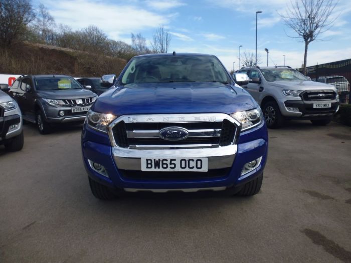 Ford Ranger Pick Up Double Cab Limited 2 2.2 TDCi Auto Four Wheel Drive Diesel Blue