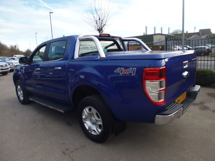 Ford Ranger Pick Up Double Cab Limited 2 2.2 TDCi Auto Four Wheel Drive Diesel Blue