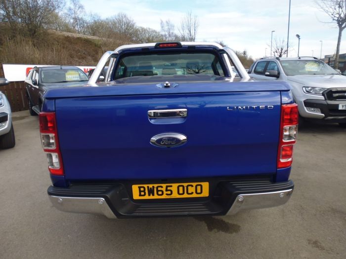 Ford Ranger Pick Up Double Cab Limited 2 2.2 TDCi Auto Four Wheel Drive Diesel Blue