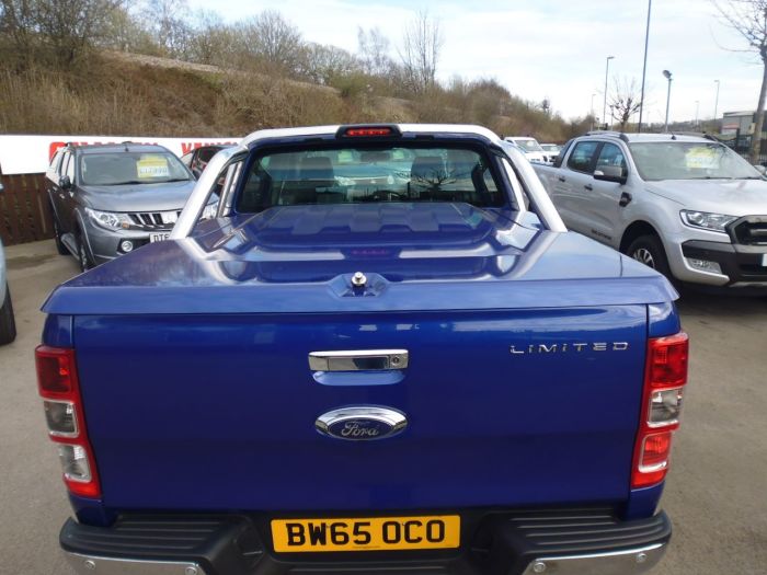 Ford Ranger Pick Up Double Cab Limited 2 2.2 TDCi Auto Four Wheel Drive Diesel Blue