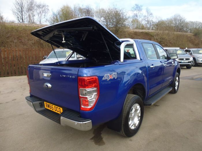 Ford Ranger Pick Up Double Cab Limited 2 2.2 TDCi Auto Four Wheel Drive Diesel Blue