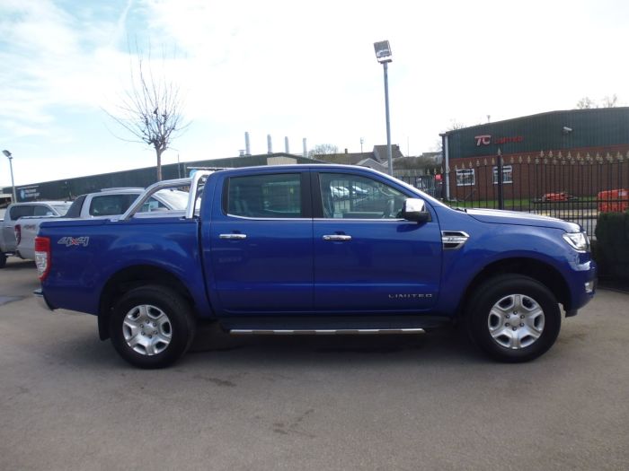 Ford Ranger Pick Up Double Cab Limited 2 2.2 TDCi Auto Four Wheel Drive Diesel Blue