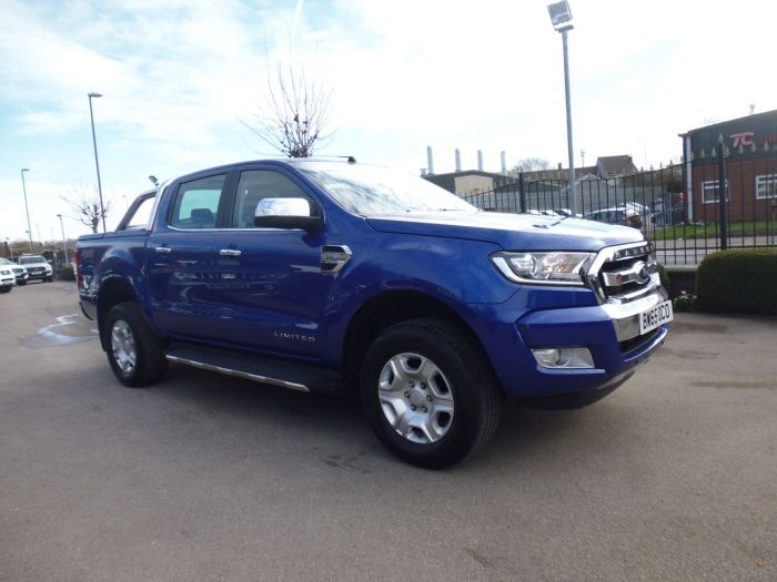 Ford Ranger Pick Up Double Cab Limited 2 2.2 TDCi Auto Four Wheel Drive Diesel Blue